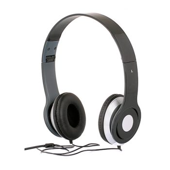 auscultadores em plástico