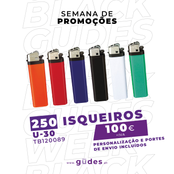 250 isqueiros u 30