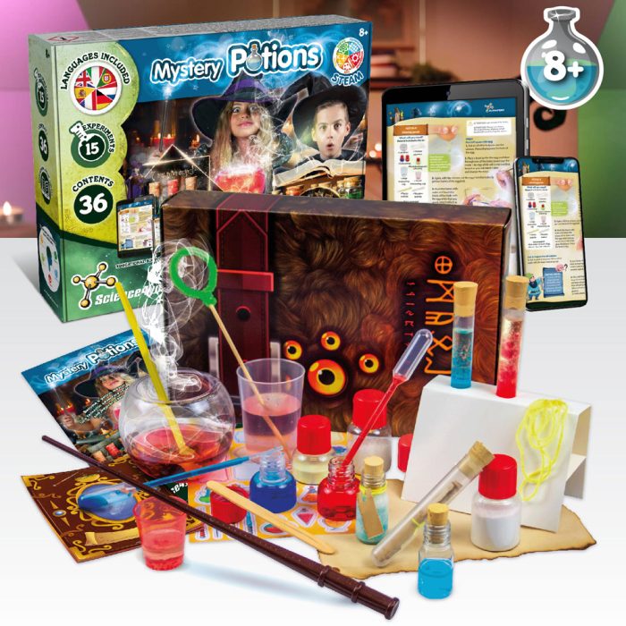 mystery potions kit kit didático para crianças