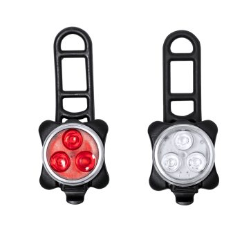 set luzes de segurança bicicleta remko